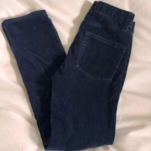 Classic boys navy corduroy pants.